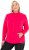 Ulla Popken Modular Fleece Zip Front Jacket Magenta - Sweaters & hoodies - 