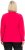 Ulla Popken Modular Fleece Zip Front Jacket Magenta - Sweaters & hoodies - 