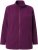 Ulla Popken Modular Fleece Zip Front Jacket Dark Cherry - Sweaters & hoodies - 