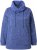 Ulla Popken Teddy Collar Printed Sweatshirt Atlantic Blue - Sweaters & hoodies - 
