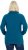Ulla Popken Rhinestone Snowflake Turtleneck Sweatshirt Teal - Sweaters & hoodies - 