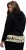 Ulla Popken Ruffle Hem A-line Fit Hooded Sweatshirt Black - Sweaters & hoodies - 