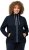 Ulla Popken Contrast Color Zip Up Sweatshirt Navy - Sweaters & hoodies - 