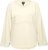 Ulla Popken Embroidered Freedom Rolled Edge Sweatshirt Sand - Sweaters & hoodies - 