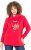 Ulla Popken Sparkling Candy Cane Graphic Sweatshirt Salsa - Sweaters & hoodies - 