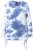Ulla Popken Tie Dye Gathered Sweatshirt Atlantic Blue - Sweaters & hoodies - 