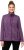 Ulla Popken Heather Knit Fleece Jacket Dark Purple - Sweaters & hoodies - 