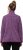Ulla Popken Heather Knit Fleece Jacket Dark Purple - Sweaters & hoodies - 