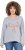 Ulla Popken Bow City Lettering Sweatshirt Light Grey Melange - Sweaters & hoodies - 