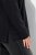 Ulla Popken Chain Fringe Smooth Fleece Sweatshirt Black - Sweaters & hoodies - Warme Sweatshirts, Hoodies & Truien