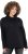 Ulla Popken Chain Fringe Smooth Fleece Sweatshirt Black - Sweaters & hoodies - 