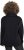Ulla Popken Chain Fringe Smooth Fleece Sweatshirt Black - Sweaters & hoodies - 