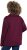 Ulla Popken Chain Fringe Smooth Fleece Sweatshirt Dark Wine Red - Sweaters & hoodies - 