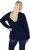 Ulla Popken Christmas Motif Classic Fit Sweater Navy - Sweaters & hoodies - 