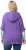 Ulla Popken Fuzzy Knit Short Sleeve Hoodie Pale Lilac - Sweaters & hoodies - 