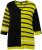 Ulla Popken Mixed Stripe 3/4 Sleeve Colorblock Sweater Apple Green - Sweaters & hoodies - 