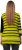Ulla Popken Mixed Stripe 3/4 Sleeve Colorblock Sweater Apple Green - Sweaters & hoodies - 