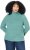 Ulla Popken Asymmetric Zipper Turtleneck Sweater Green - Sweaters & hoodies - 