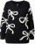 Ulla Popken Glitter Bow Sweater Black - Sweaters & hoodies - 