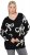 Ulla Popken Glitter Bow Sweater Black - Sweaters & hoodies - 