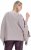 Ulla Popken Brushstroke Knit Poncho Beige - Sweaters & hoodies - 