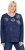 Ulla Popken Metallic Print Extra Soft Christmas Sweatshirt Ink Blue - Sweaters & hoodies - 
