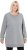 Ulla Popken Nostalgic Escape Oversized Sweatshirt Mouse Grey - Sweaters & hoodies - 