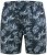 D555 Cleethorpes Hawaii Printed Swimshorts Navy - Zwembroeken - Grote Maten Zwembroeken Heren