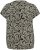 Kaffe Curve Sonna Stanley Top Diepzwart/Antiek wit print - T-shirts - 