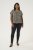 Kaffe Curve Sonna Stanley Top Diepzwart/Antiek wit print - T-shirts - 
