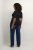 Kaffe Curve Carina T-shirt Diepzwart - T-shirts - 