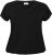 Kaffe Curve Jena V-Neck T-shirt Diepzwart - T-shirts - 