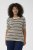 Kaffe Curve Lizzy Gestreepte trui Beige/Zwart gestreept - Bedrukte T-shirts voor dames - 