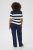 Kaffe Curve Lizzy streepd Trui Midnight/Chalk streep - T-shirts - 