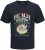 Jack & Jones King Crew Neck T-Shirt Navy - T-shirts met opdruk - T-shirts met opdruk grote maten