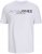 Jack & Jones Blaneo Short Sleeve T-Shirt White - T-shirts - Grote Maten T-shirts Heren