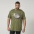 North Latitude 61119 T-Shirt Met Print Olijfgroen - T-shirts - Grote Maten T-shirts Heren