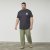 North Latitude 61122 T-Shirt Met Print Zwart - T-shirts - Grote Maten T-shirts Heren