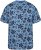 North Latitude 61123 All-Over Print T-Shirt Middenblauw - T-shirts - Grote Maten T-shirts Heren
