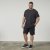North Latitude 61125 Superflex Piqué T-Shirt Zwart - T-shirts - Grote Maten T-shirts Heren
