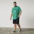 North Latitude 61135 T-Shirt Met Print Groen - T-shirts - Grote Maten T-shirts Heren