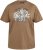 North Latitude 61315 T-Shirt Met Print Camel - T-shirts - Grote Maten T-shirts Heren