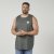 North Latitude 61323 Tanktop Slub Donker Stofgroen - T-shirts - Grote Maten T-shirts Heren