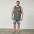 North Latitude 61323 Tanktop Slub Donker Stofgroen - T-shirts - Grote Maten T-shirts Heren