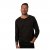 JP1880 T-Shirt Henley Long Sleeve Striped Brown TALL - HERENKLEDING MT-6XLT - Tall Kleding Heren