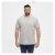 North Latitude T-Shirt O-Neck Grey Melange - T-shirts - Grote Maten T-shirts Heren