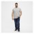 North Latitude T-Shirt O-Neck Grey Melange - T-shirts - Grote Maten T-shirts Heren