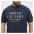 North Latitude Logo T-Shirt Navy - T-shirts - Grote Maten T-shirts Heren