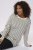 Kaffe Curve Winni Lange mouw T-shirt Antiek wit/Zwart streep - T-shirts - 