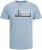 Jack & Jones Logan T-Shirt Turquoise - T-shirts - Grote Maten T-shirts Heren